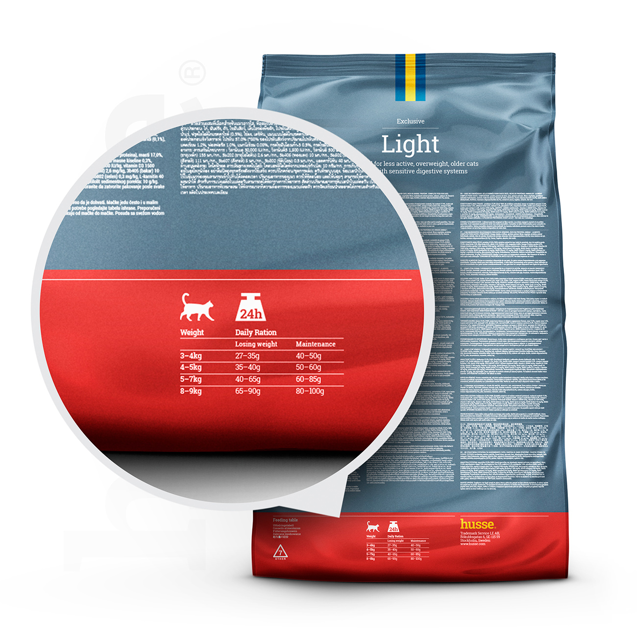 Exclusive Light, 7 kg | Cat dry food designed to help maintain healthy weight
