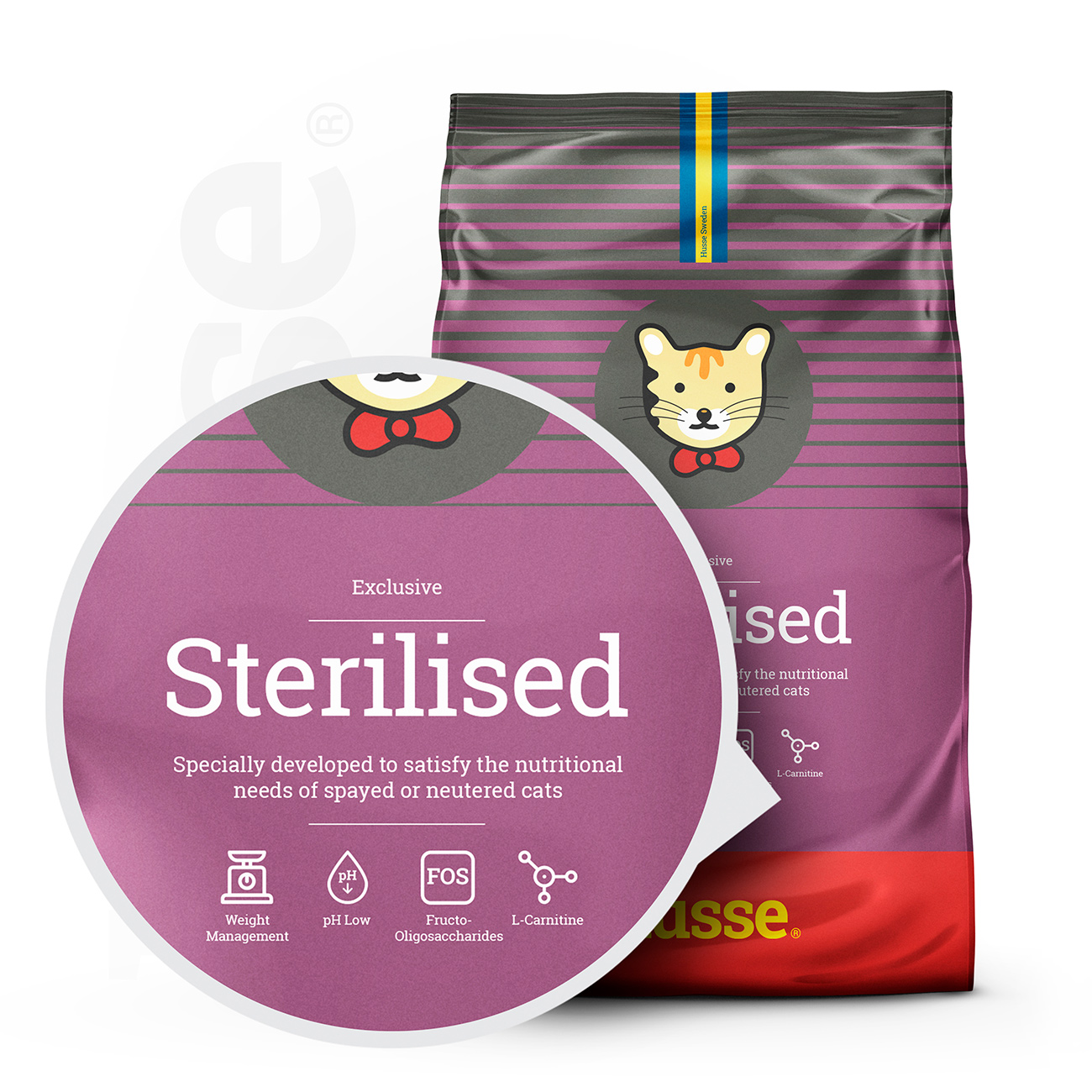 Exclusive Sterilised, 7 kg | Dry food made to satisfy a sterilised cat’s unique nutritional needs