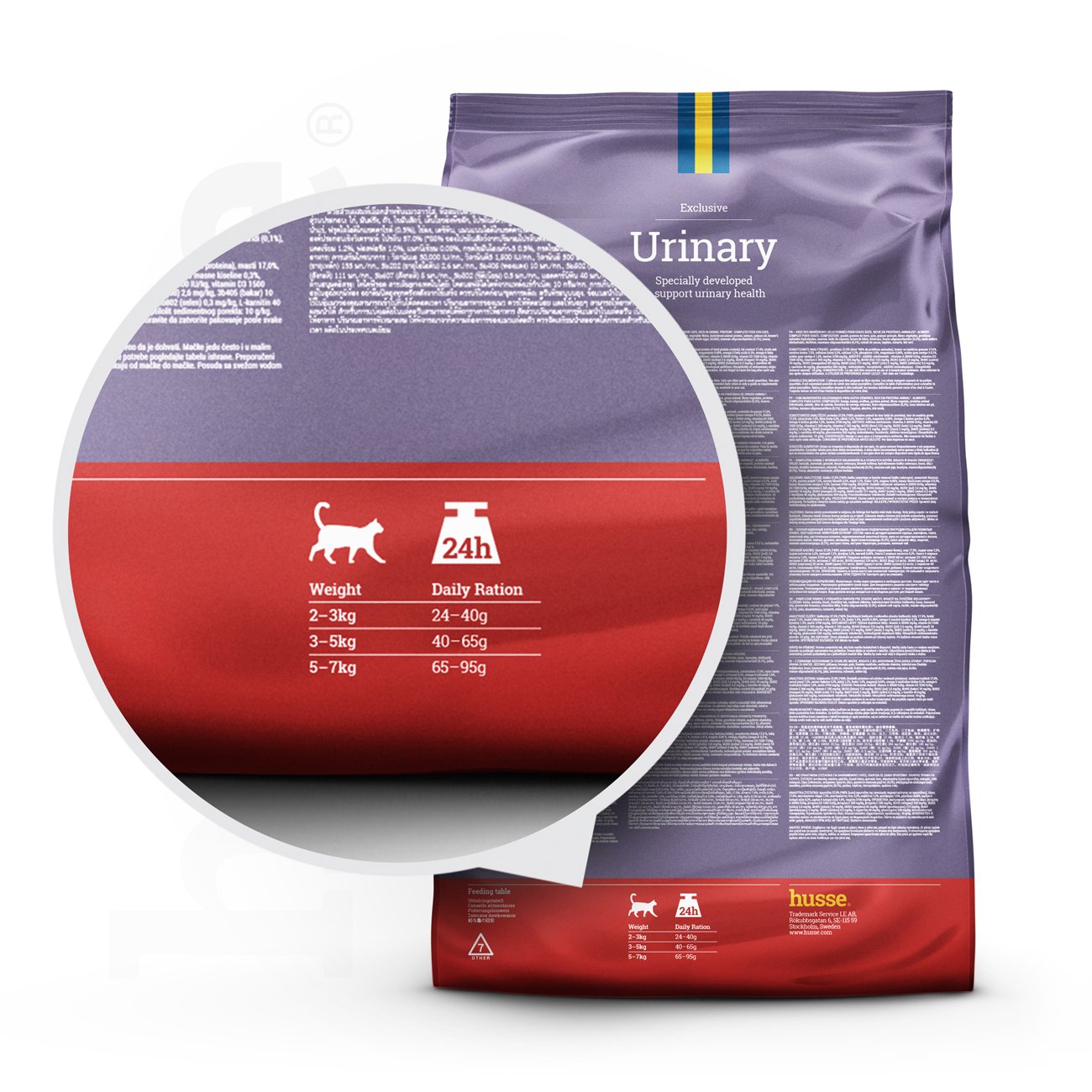 Exclusive Urinary, 7 kg | Complete cat nutrition that helps maintain urinary health