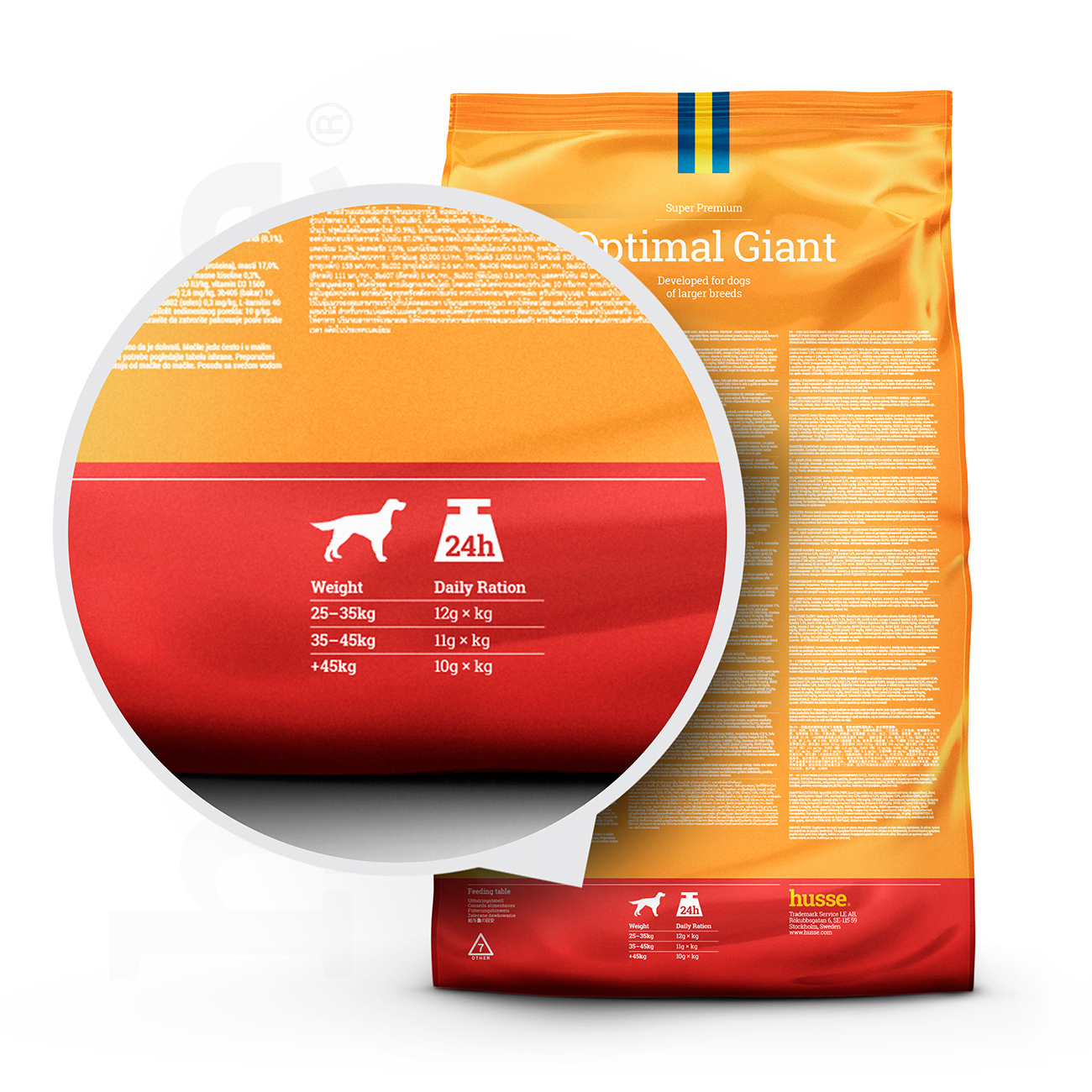Optimal Giant, 12 kg | Complete nutrition that supports the nutritional needs of large dogs