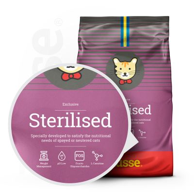 Exclusive Sterilised, 7 kg | Dry food made to satisfy a sterilised cat’s unique nutritional needs