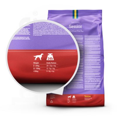 Senior, 12 kg | Complete nutrition with adapted calorie content to keep senior dogs in lean shape