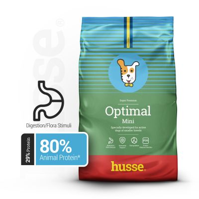 Optimal Mini, 2 kg | Gluten free dog dry food designed to meet high energy needs