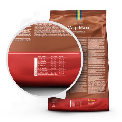 Valp Maxi | Balanced nutrition for puppies & mother dogs of large breeds