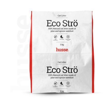 Eco Strö | Non-clumping cat litter made of sawdust