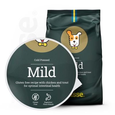 Mild | Cold-pressed nutrition for adult dogs with digestive sensitivities & intolerances