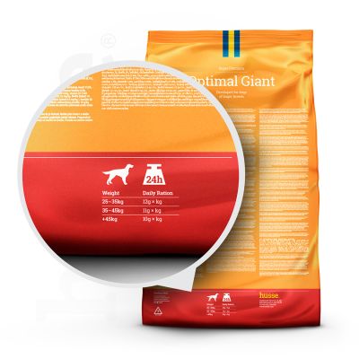 Optimal Giant, 12 kg | Complete nutrition that supports the nutritional needs of large dogs